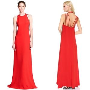 Diane Von Furstenberg Sophia Red Poppy Maxi Gown